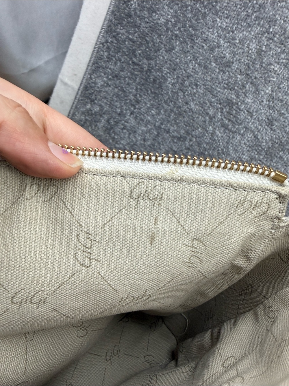 Gigi New York Crossbody Bag Leather Purse Black Ivory Tassel Haircalf Spotted - Picture 15 of 15